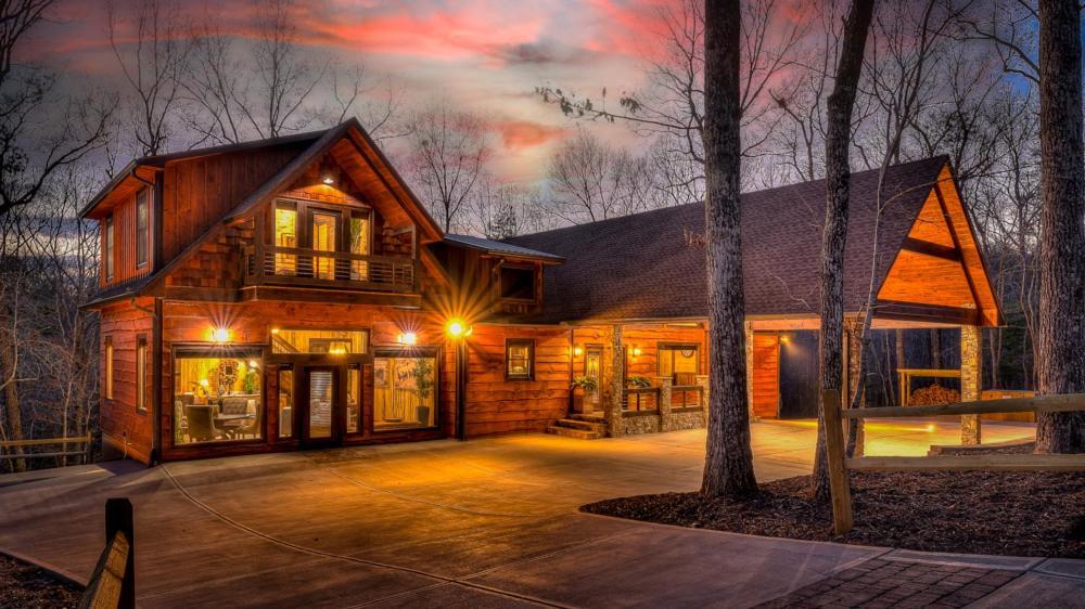 Вілла Luxe Mountain Retreat Блу-Ридж Екстер'єр фото