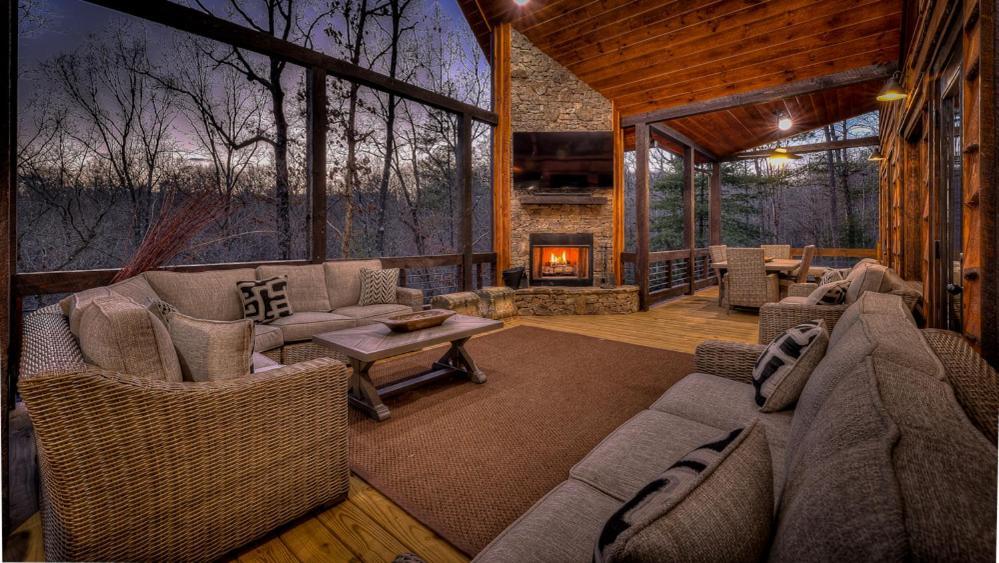 Вілла Luxe Mountain Retreat Блу-Ридж Екстер'єр фото