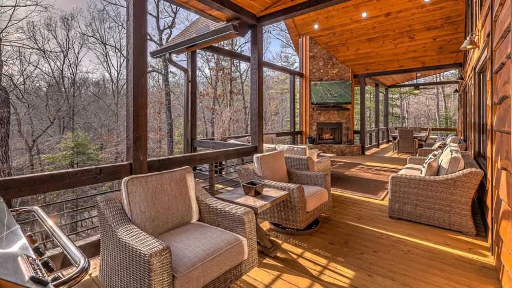 Вілла Luxe Mountain Retreat Блу-Ридж Екстер'єр фото