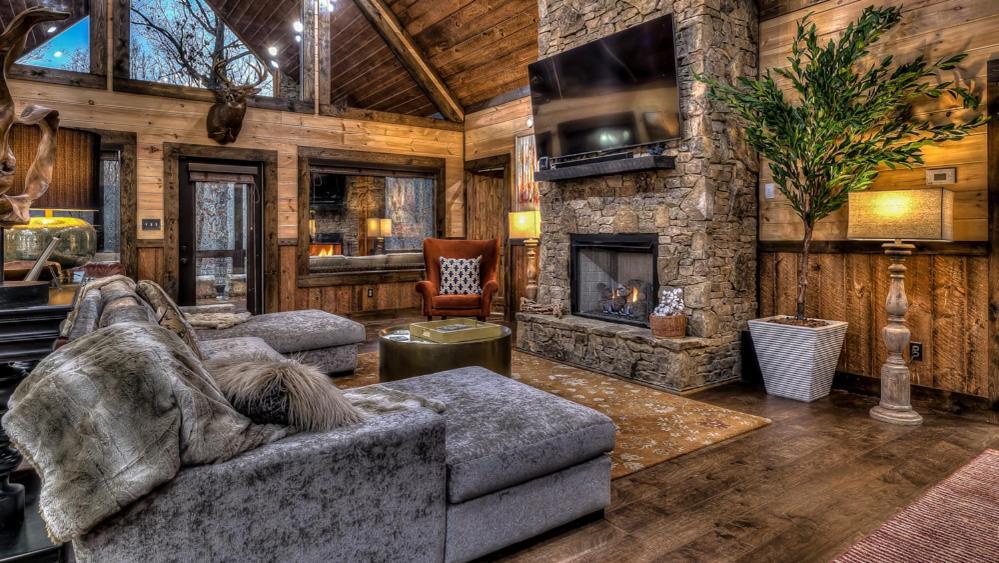 Вілла Luxe Mountain Retreat Блу-Ридж Екстер'єр фото